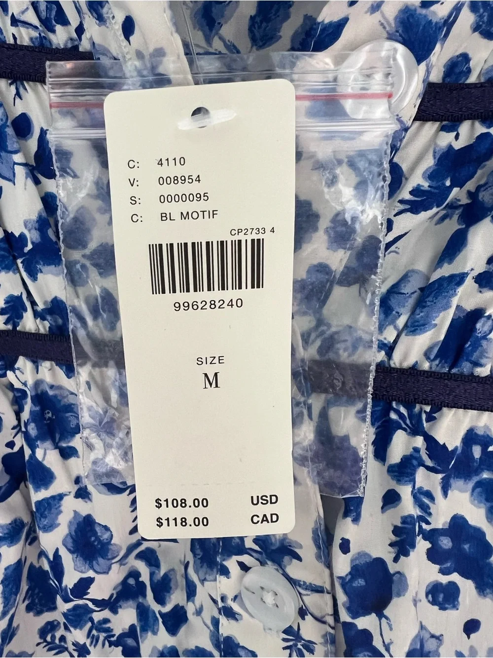 Anthropologie Maeve Leandra Shirred Yoke Blouse NWT Medium - Picture 3 of 3